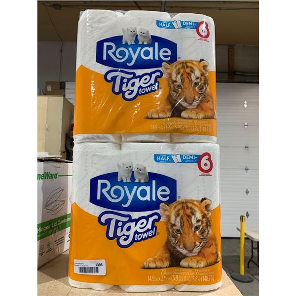 Royale Tiger Towel  2 Ply 12 Rolls
