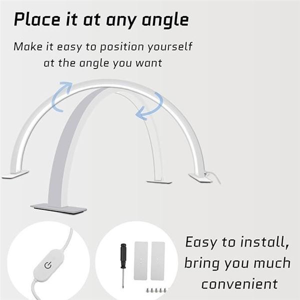 LED Arc Lamp Half Moon Light 25W