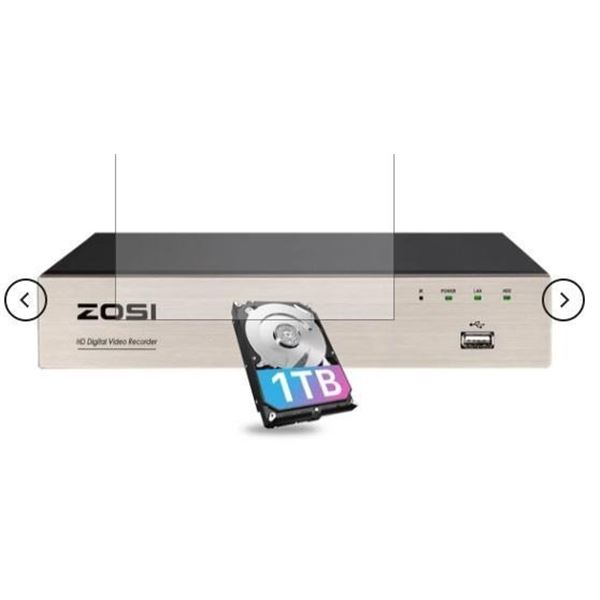 Zosi HD Digital Video Recorder Model ZR08VN HDD:1TB
