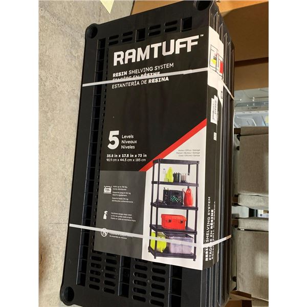 Ramtuff Resin Shekving System 5 Levels
