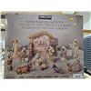 Image 1 : Kirkland 13 piece hand painted nativity set New in Box