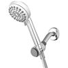 Image 1 : Waterpik DualDock Multi-Height Hand Held Shower Head with PowerPulse Massage XOD-763M Chrome