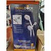Image 3 : Waterpik DualDock Multi-Height Hand Held Shower Head with PowerPulse Massage XOD-763M Chrome