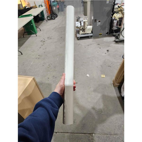 24"x50' Rolled White Paper