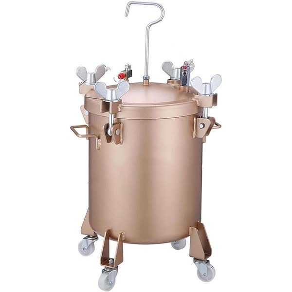 Air Tools Pressure Pot, 30L / 6.5 Gallon Pressure Pot Paint Tank, Automatic Stirring Paint Spray Buc