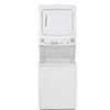 Image 1 : GE GUD24ESMMWW 24 inch Width Washer & Dryer Set, White  Washer: 9 Wash Cycles, 750 RPM Spin Speed, 2