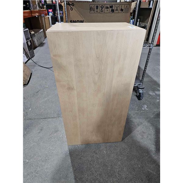 Light Wood Colored Wall Haning Cabinet - 33.25x17.25