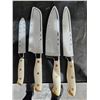 Image 1 : Lot of 4 SABTIER Forged Tripple Riveted Kitchen Knives