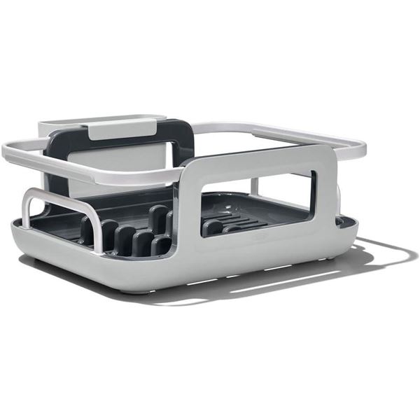 OXO Good Grips Extendable Over-The-Sink Aluminum Dish Rack