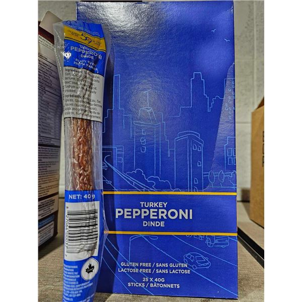 59th Street Turkey Pepperoni Sticks (25 x 40g)