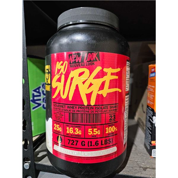 ISO Surge  Vanilla Ice Cream Gourmet Whey Protein Powder 727G