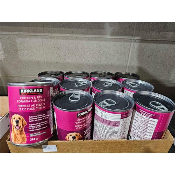 Kirkland Chicken & Rice Wet Dog Food 12x347g