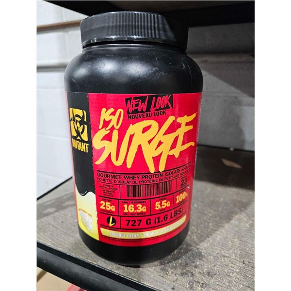 ISO Surge Coconut Cream Pie Gourmet Whey Protein Powder 727G