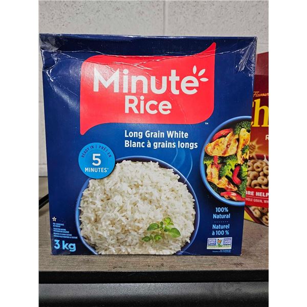 Minute Rice Long Grain White Rice 3Kg