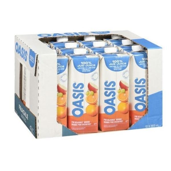 Oasis 100% Orange Juice 12x960ml