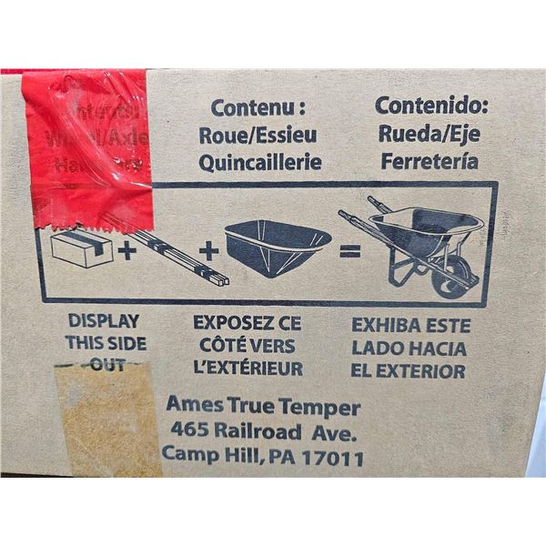 Ames True Temper Wheelbarrow Hardware Kit - NO BUCKET INCLUDED