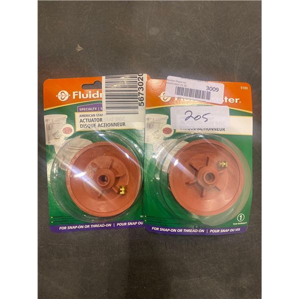 Fluidmaster American standard toilet actuator seat disc, lot of 2