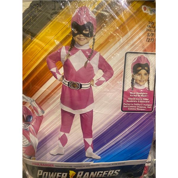 Power Rangers pink ranger toddler costume