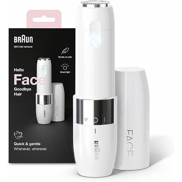 BRAUN mini face hair remover