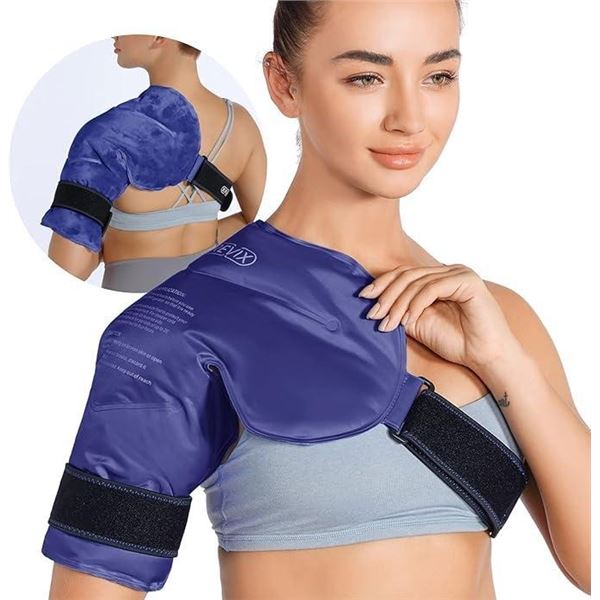 Revix Gel cold pack for shoulder, navy