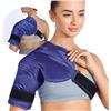 Image 1 : Revix Gel cold pack for shoulder, navy