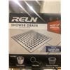 Image 2 : Reln Shower drain 6" x 6"  stainless steel square grate