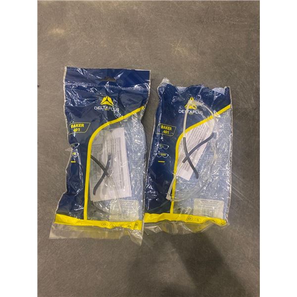 Lot of 2 Deltaplus safety glasses