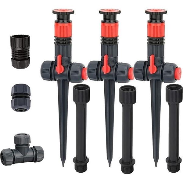 Eden Multi-adjustable Spike sprinkler with extension set