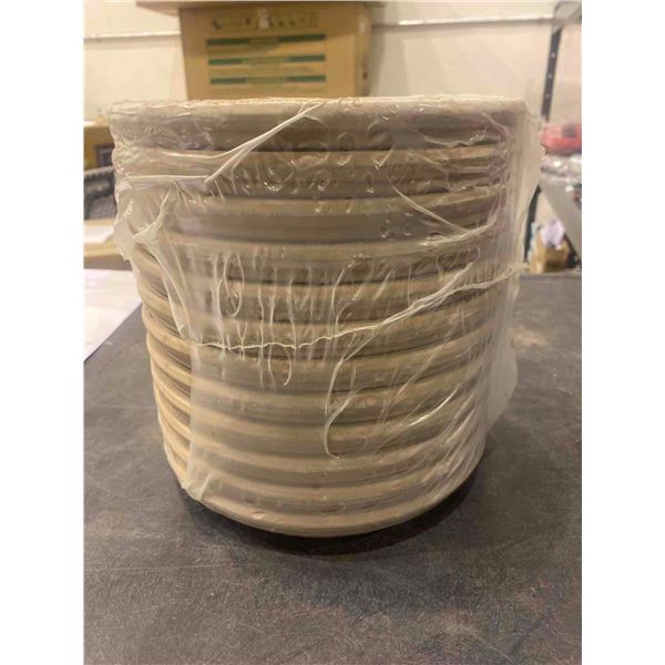 Clay saucer 7.5" Graphite 12 pack