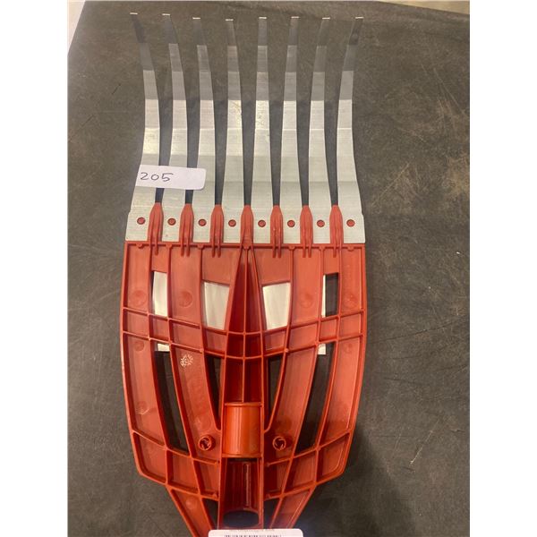 Ultra-efficient shrub rake, without handle