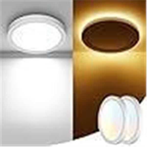 zemty 7 Inch LED Flush Mount Ceiling Light Fixture pack of 1 light