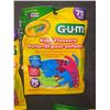 Image 1 : G.U.M Crayola colored kids dental flossers, 5 packs of 75
