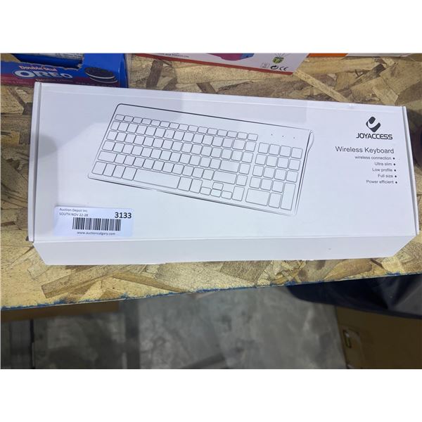 Joyaccess wireless keyboard maroon in colour