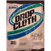 Image 2 : Sentinel clear plastic drop cloth 9ft x 12ft lot of 4