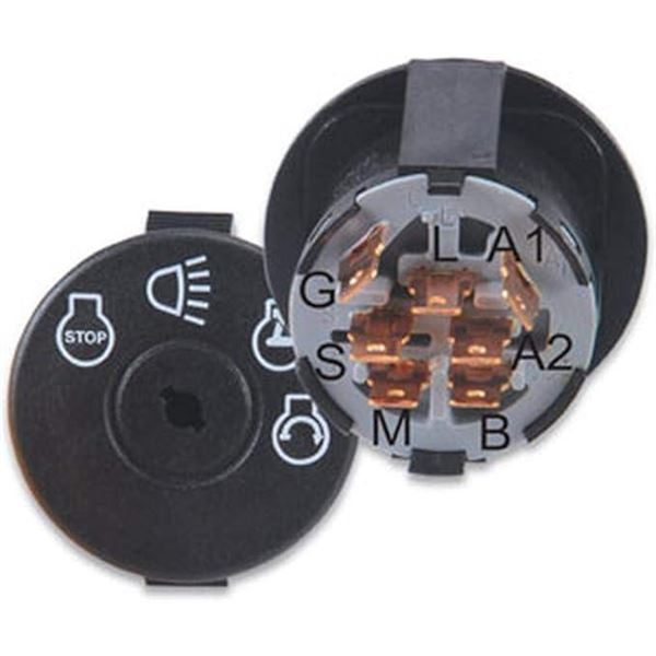GY20074 Ignition Key Starter Switch for John Deere Scotts Sabre 100 Series LA L