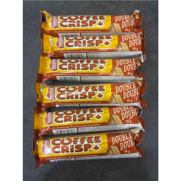 Coffee Crisp double double chocolate bars 6x50g