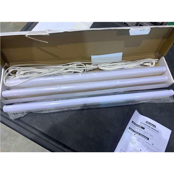 Monios-L T5 under cabinet light fixture, pack of 3