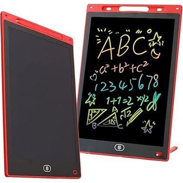 12 Inch LCD Colorful Writing/Drawing Tablets, Electronic Digital Doodle Pads/Boards, Message/Note Bo