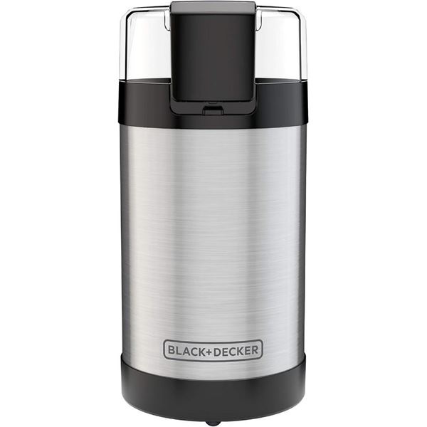 Black & Decker CBG110SC Easy Touch Electric Smartgrind Coffee & Spice Grinder, Black