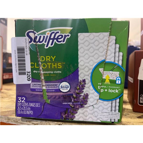 Swiffer dry sweeping cloths, unknown quantity