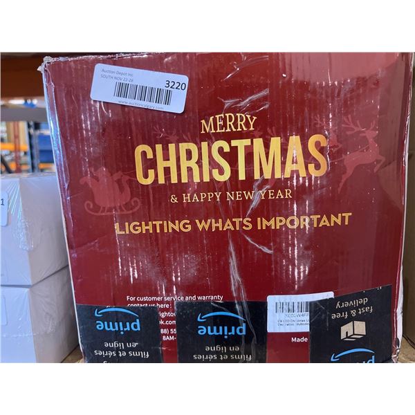 Merry Christmas, Christmas lights containing 100 lights and 100 clips