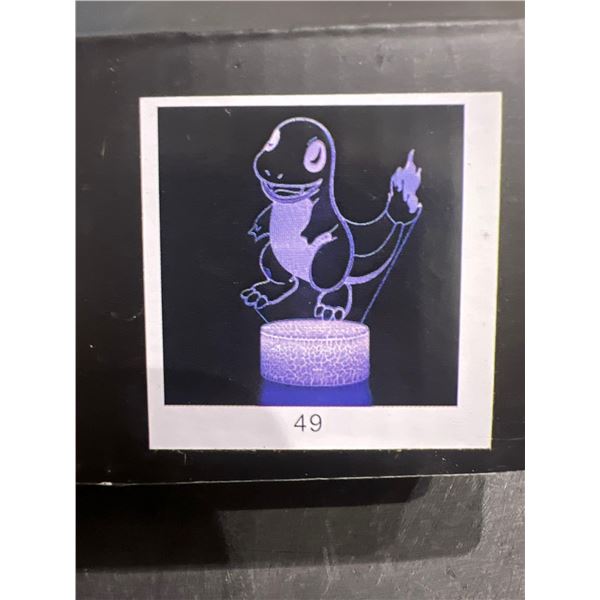 TriPro 3D illusion night light / lamp. Charmander