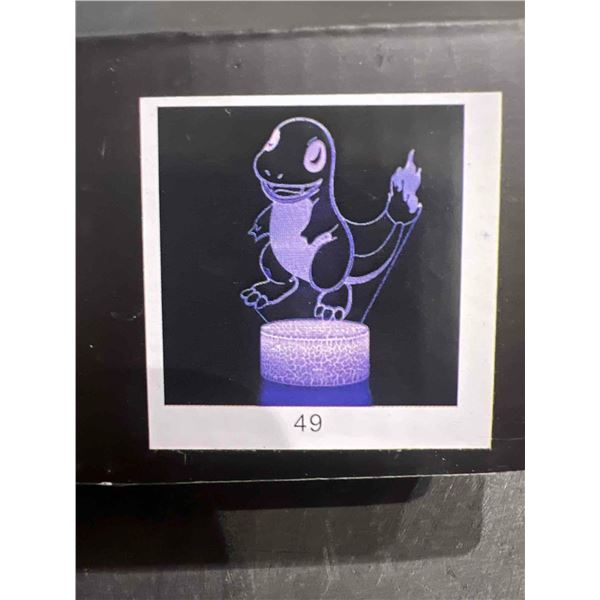 TriPro 3D illusion night light / lamp. Charmander