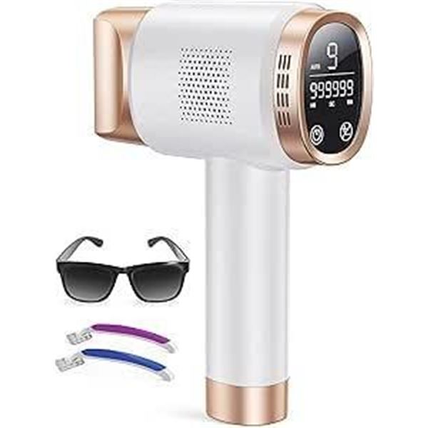 At-Home IPL Hair Removal for Women and Men Laser Hair Removal 999,999 Flashes Painless Hair Remover 