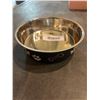 Image 1 : Stainless steel pet drinking or food bowl with non slip bottom