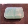 Image 2 : Good Cook Meal Prep, 2 Compartment BPA Free, Microwavable/Dishwasher/Freezer Safe, Teal