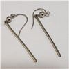 Image 1 : Silver Earrings (~Size 0) (~length 0inches), Suggested Retail Value $80