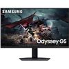 Image 1 : Samsung 27 Inch Odyssey G5 QHD Black Gaming Monitor with 180 Hz Refresh Rate, 1 ms, G Sync, VESA Dis