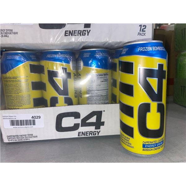 C4 Frozen Bombsicle Energy Drink 12 x 473ml