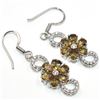 Image 3 : Silver Syn. Zultanite Cz(3.9ct) Rhodium Plated Earrings (~Size 0) (~length 0 inches) (~weight 6.6g)